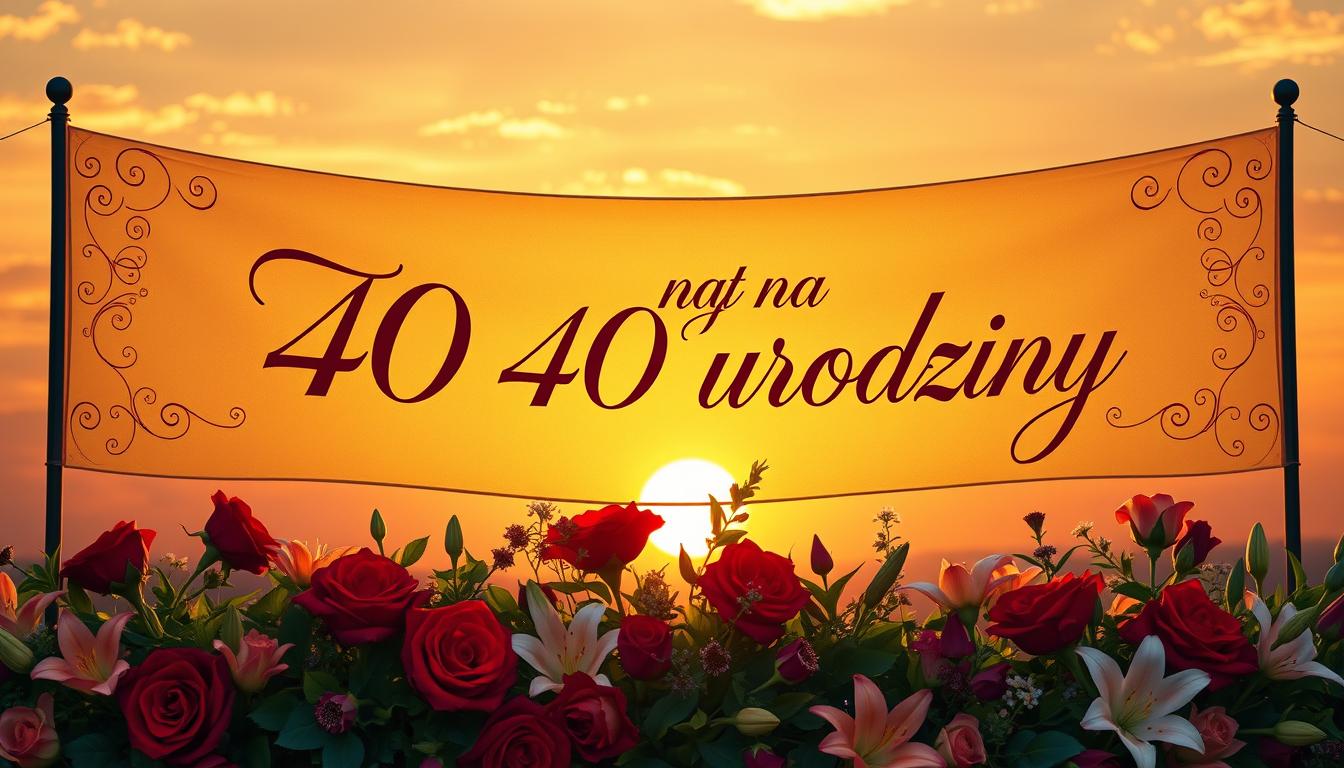Tekst na 40 urodziny