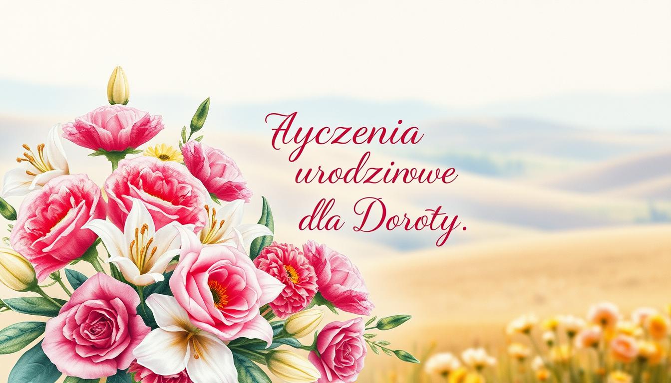 Życzenia urodzinowe dla doroty